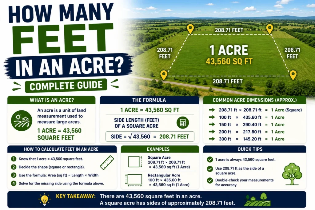 How Many Feet in an Acre