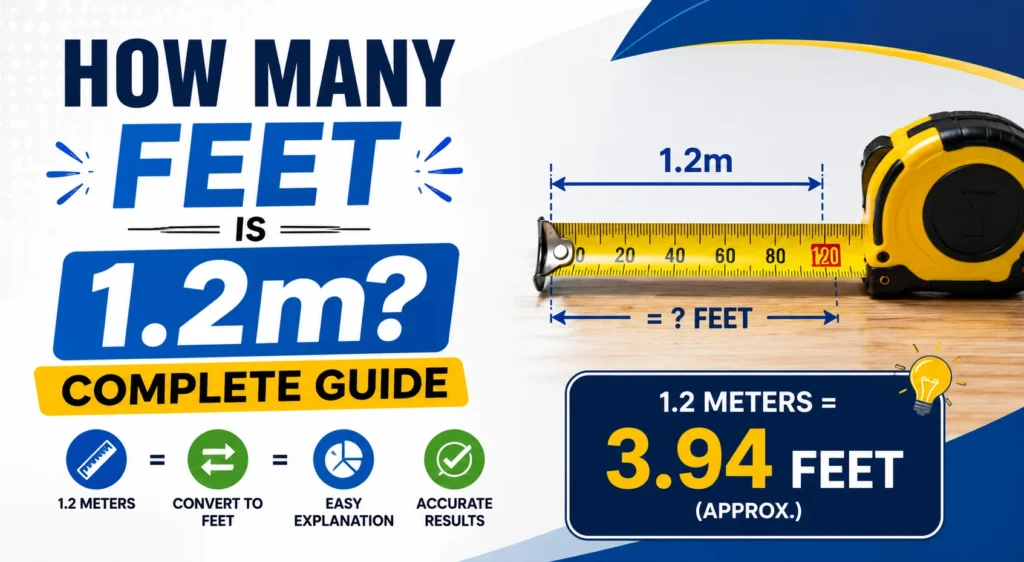 How Many Feet Is 1.2m