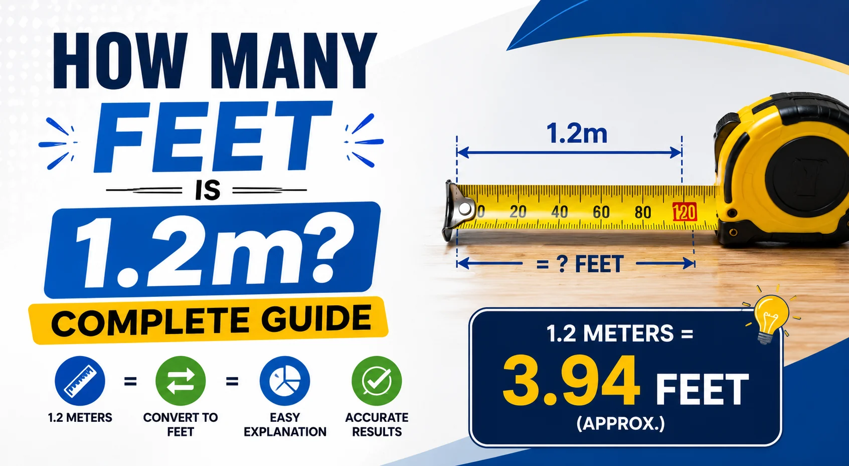 How Many Feet Is 1.2m