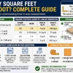 How Many Square Feet Are in 1 Foot