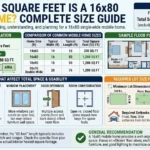 How Many Square Feet Is a 16x80 Mobile Home