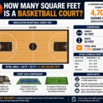 how many square feet basketball court